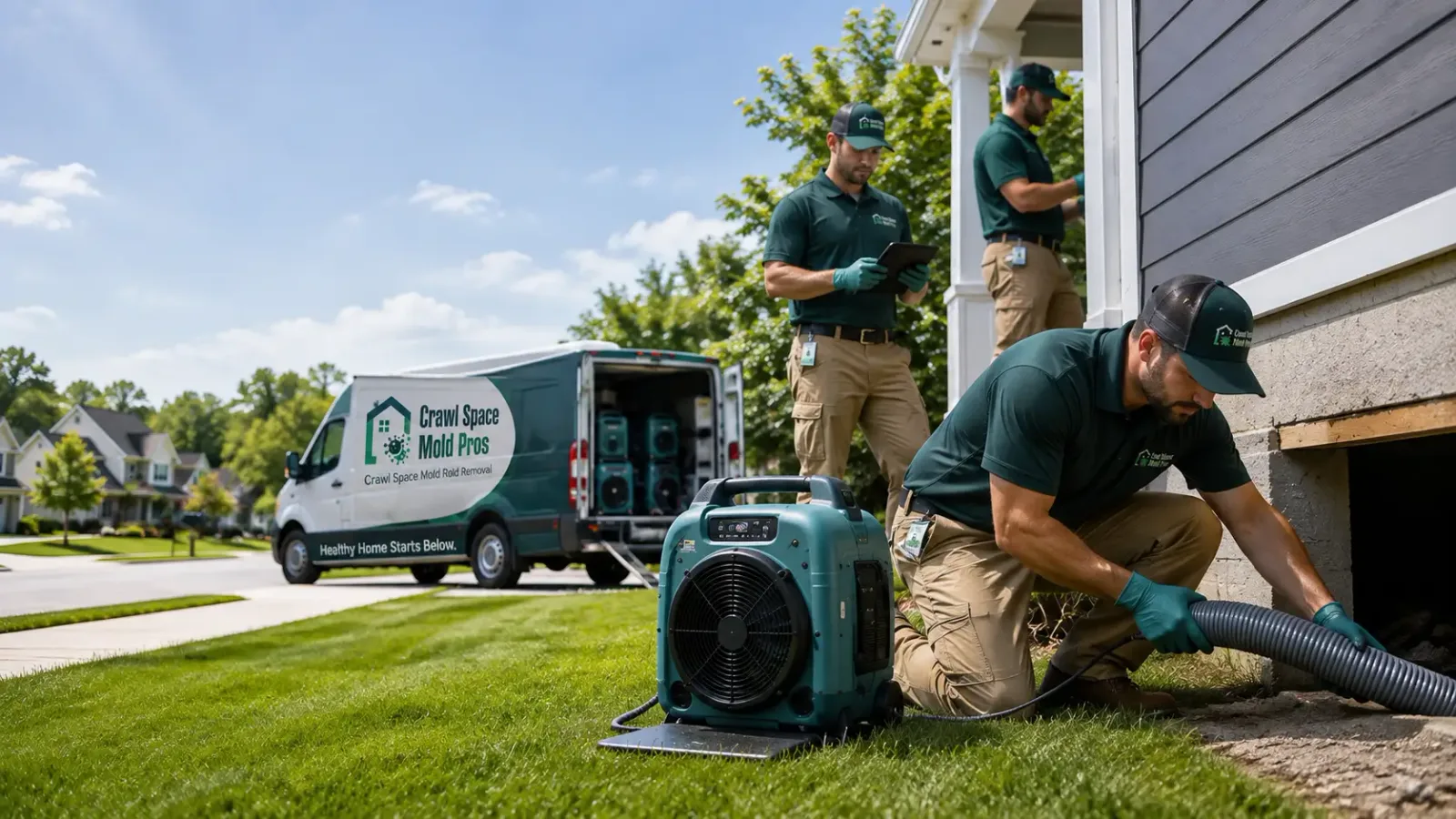Crawl Space Mold Removal in Sutter, IL